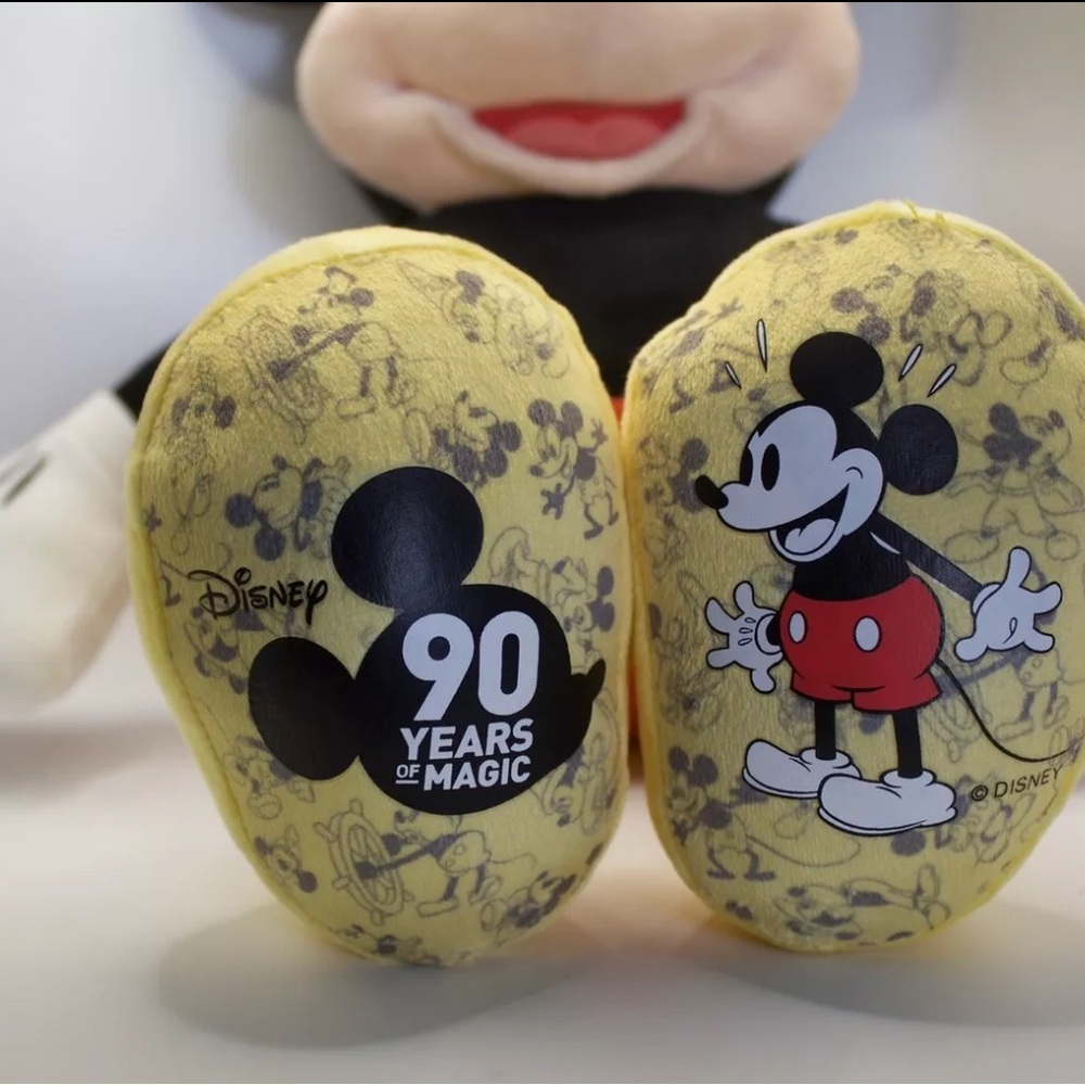 Build A Bear BAB Disney Mickey Mouse Plush Toy - Black, Red, Yellow - Picture 2 of 11